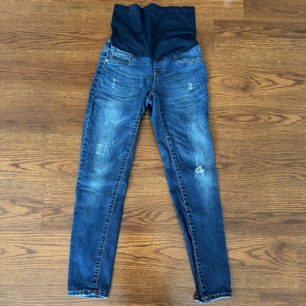 Vintage Violet Maternity Ripped Jeans